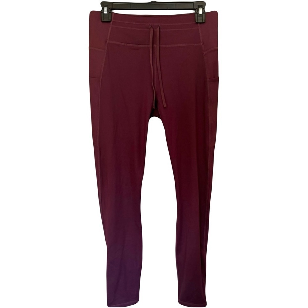 FABLETICS ULTRACOOL women’s burgundy colored athletic leggings